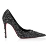 Kate Max Perla – 100-mm-Pumps – Kreppsatin, Strass und Perlen – Schwarz – Damen Kate Max Perla – 100-mm-Pumps – Kreppsatin, Strass und Perlen – Schwarz – Damen