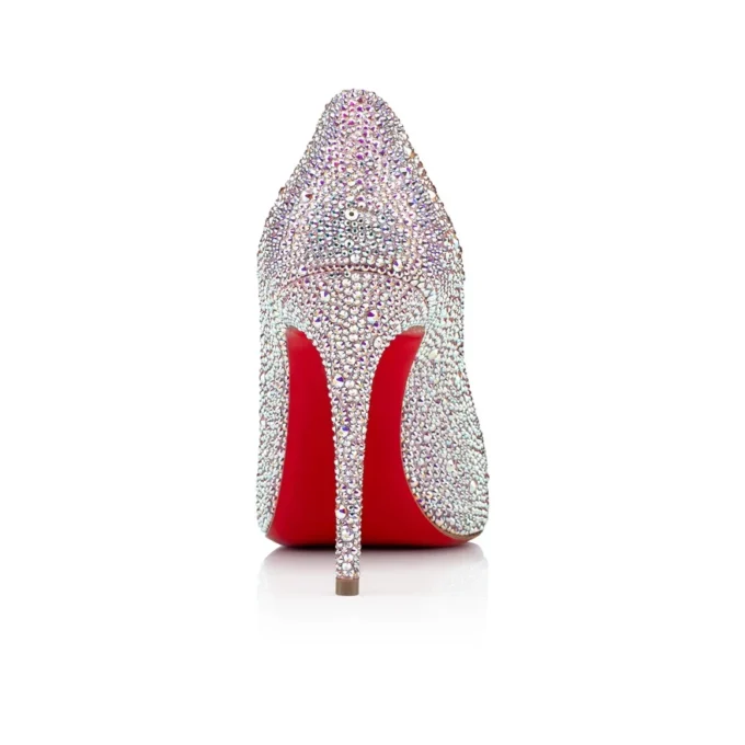 Kate Strass – 100-mm-Pumps – Metallic-Wildleder – Version Ab – Damen Kate Strass – 100-mm-Pumps – Metallic-Wildleder – Version Ab – Damen