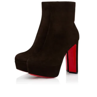 Loo Booty – 130 mm niedrige Stiefel – Veau Velours – Cafa – Damen