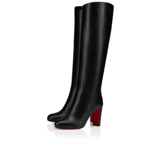 Loo Botta – 85-mm-Stiefel – Kalbsleder – Schwarz – Damen