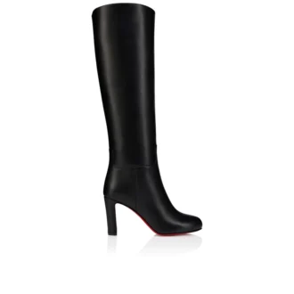 Loo Botta – 85-mm-Stiefel – Kalbsleder – Schwarz – Damen