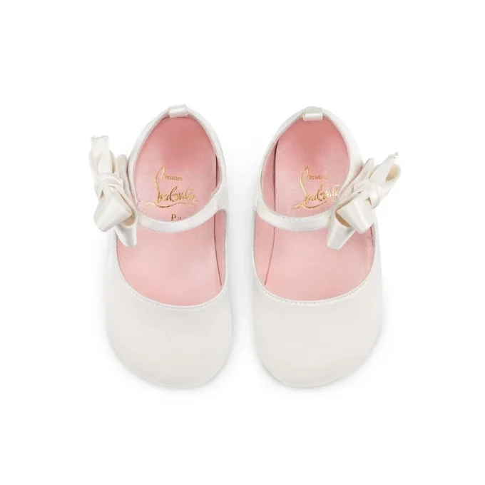 Lou Babe – Ballerinas – Crêpe-Satin – Bianco – Baby Lou Babe – Ballerinas – Crêpe-Satin – Bianco – Baby