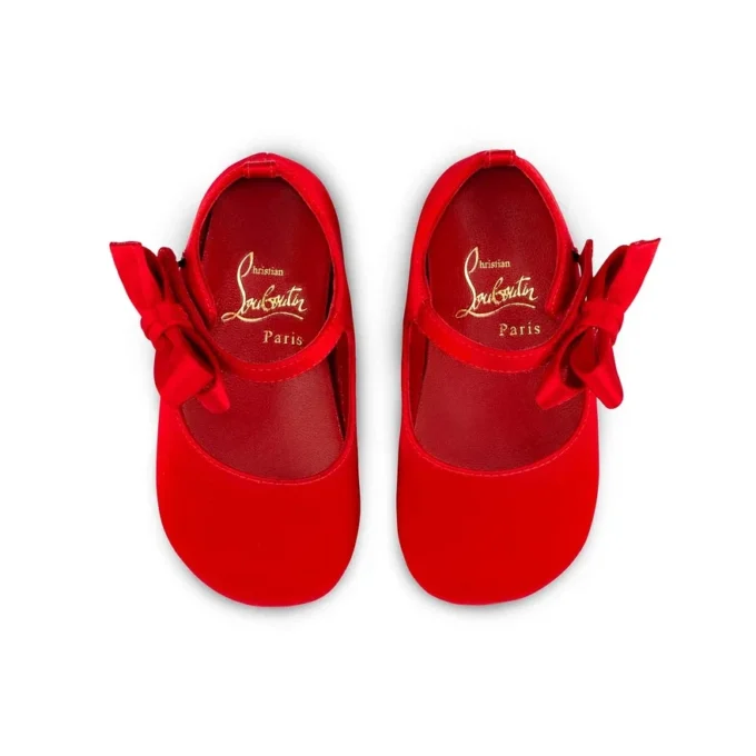 Lou Babe – Ballerinas – Krepp-Satin – Loubi – Baby Lou Babe – Ballerinas – Krepp-Satin – Loubi – Baby