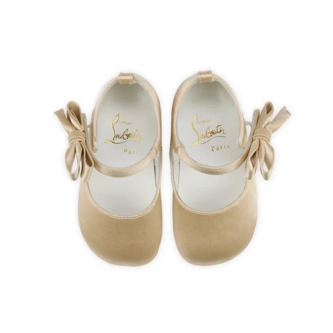 Lou Babe – Ballerinas – Krepp-Satin – Pastellbeige – Baby Lou Babe – Ballerinas – Krepp-Satin – Pastellbeige – Baby
