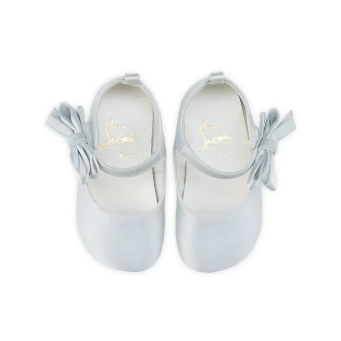 Lou Babe – Ballerinas – Krepp-Satin – Pastellblau – Baby Lou Babe – Ballerinas – Krepp-Satin – Pastellblau – Baby