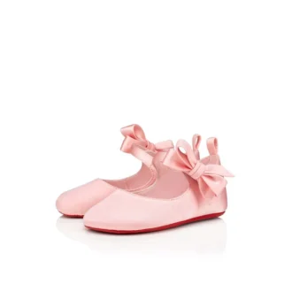 Lou Babe – Ballerinas – Krepp-Satin – Rosy – Baby