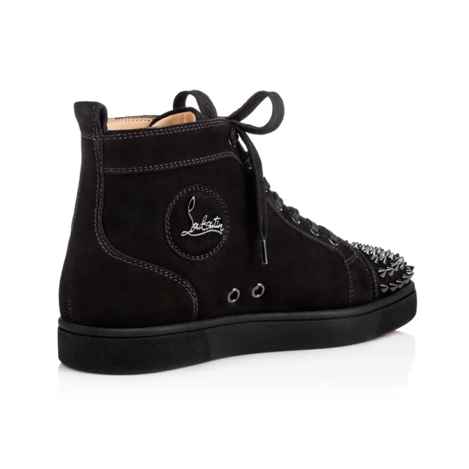 Lou Spikes – High-Top-Sneaker – Wildleder und Spikes – Schwarz – Herren Lou Spikes – High-Top-Sneaker – Wildleder und Spikes – Schwarz – Herren