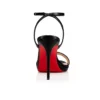 Loubi Queen – 100-mm-Riemchensandalen – Nappaleder – Schwarz – Damen Loubi Queen – 100-mm-Riemchensandalen – Nappaleder – Schwarz – Damen