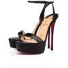 Loubi Queen Alta – 150-mm-Pumps – Nappaleder – Schwarz – Damen Loubi Queen Alta – 150-mm-Pumps – Nappaleder – Schwarz – Damen