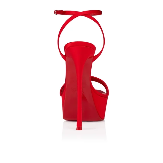 Loubi Queen Alta – 150 mm Riemchensandalen – Kreppsatin – Loubi – Damen Loubi Queen Alta – 150 mm Riemchensandalen – Kreppsatin – Loubi – Damen
