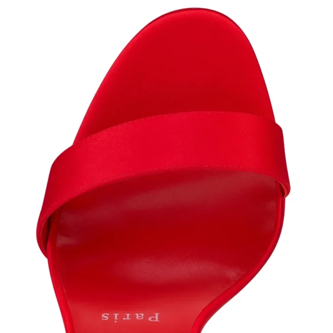 Loubi Queen Alta – 150 mm Riemchensandalen – Kreppsatin – Loubi – Damen Loubi Queen Alta – 150 mm Riemchensandalen – Kreppsatin – Loubi – Damen