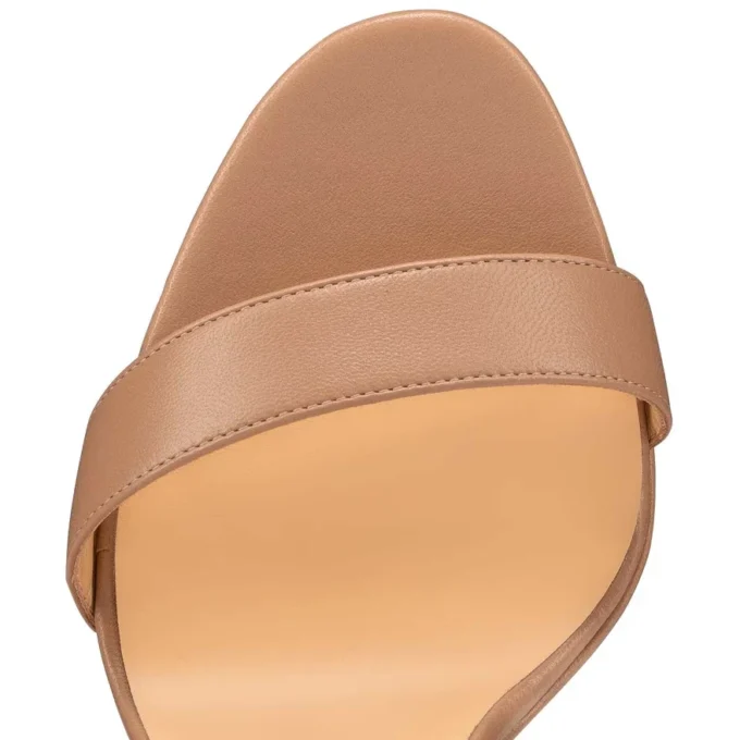 Loubi Queen Alta – 150 mm Riemchensandalen – Nappaleder – Blush – Damen Loubi Queen Alta – 150 mm Riemchensandalen – Nappaleder – Blush – Damen