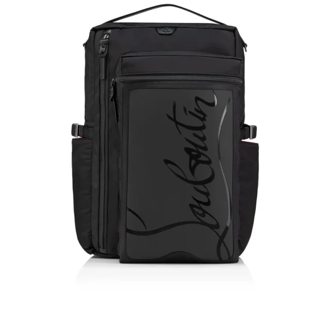 Loubideal – Rucksack – Gummi und Stoff – Schwarz Loubideal – Rucksack – Gummi und Stoff – Schwarz