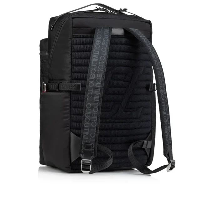Loubideal – Rucksack – Gummi und Stoff – Schwarz Loubideal – Rucksack – Gummi und Stoff – Schwarz