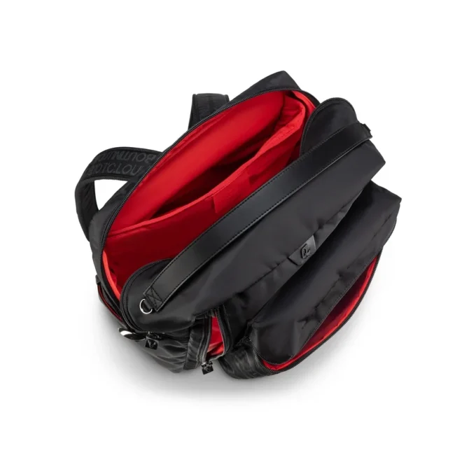 Loubideal – Rucksack – Gummi und Stoff – Schwarz Loubideal – Rucksack – Gummi und Stoff – Schwarz