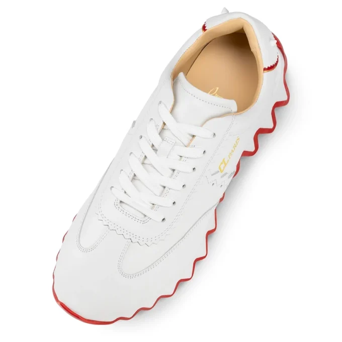 Loubishark – Sneaker – Kalbsleder, Neopren und Gummi – Weiß – Herren