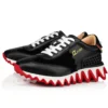 Loubishark – Sneaker – Kalbsleder und Veau-Velours – Schwarz – Damen Loubishark – Sneaker – Kalbsleder und Veau-Velours – Schwarz – Damen