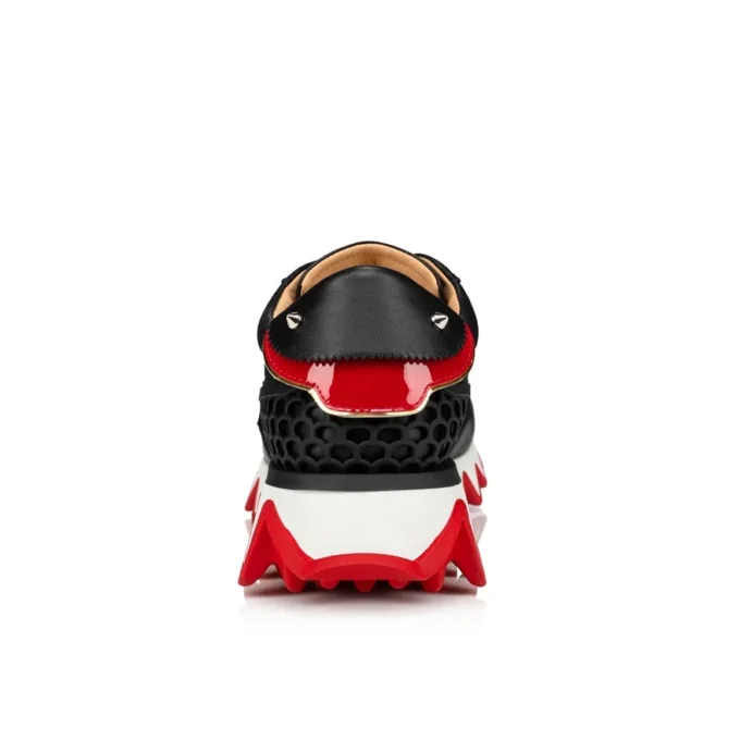 Loubishark – Sneaker – Kalbsleder und Veau-Velours – Schwarz – Damen Loubishark – Sneaker – Kalbsleder und Veau-Velours – Schwarz – Damen