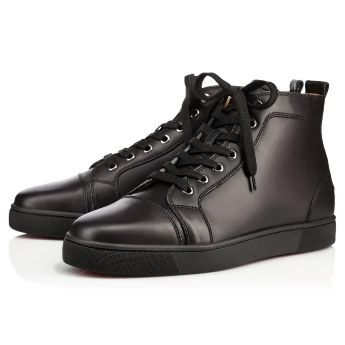 Louis – High-Top-Sneaker – Kalbsleder – Schwarz – Herren Louis – High-Top-Sneaker – Kalbsleder – Schwarz – Herren