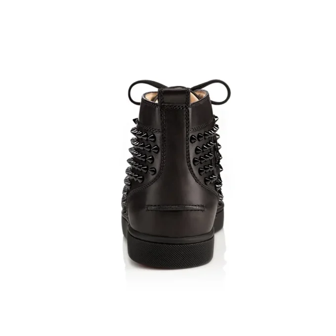 Louis – High-Top-Sneaker – Kalbsleder und Spikes – Schwarz – Herren Louis – High-Top-Sneaker – Kalbsleder und Spikes – Schwarz – Herren