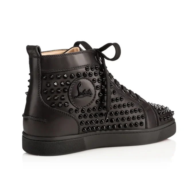Louis – High-Top-Sneaker – Kalbsleder und Spikes – Schwarz – Herren Louis – High-Top-Sneaker – Kalbsleder und Spikes – Schwarz – Herren