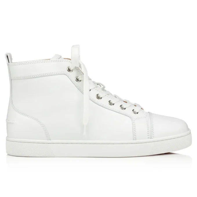 Louis – High-Top-Sneaker – Kalbsleder – Weiß – Herren