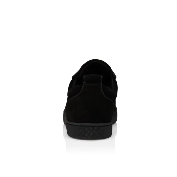 Louis Junior P Pik Pik Strass – Sneaker – Kalbsvelours – Schwarz – Herren Louis Junior P Pik Pik Strass – Sneaker – Kalbsvelours – Schwarz – Herren