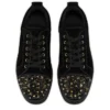 Louis Junior P Pik Pik Strass – Sneaker – Kalbsvelours – Schwarz – Herren Louis Junior P Pik Pik Strass – Sneaker – Kalbsvelours – Schwarz – Herren