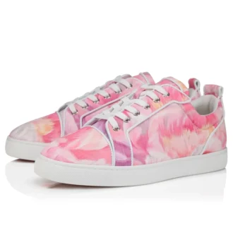 Louis Junior – Sneaker – Chinastoff mit Pfingstrosenprint – Mehrfarbig – Herren