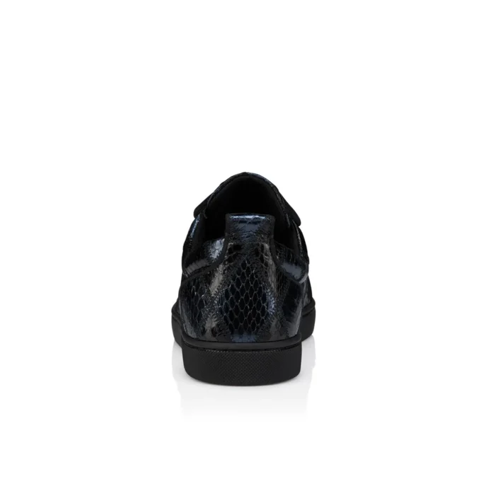 Louis Junior – Sneaker – Patchwork aus Wasserschlangenleder – Schwarz – Herren Louis Junior – Sneaker – Patchwork aus Wasserschlangenleder – Schwarz – Herren