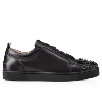 Louis Junior Spikes – Sneaker – Kalbsleder und Spikes – Schwarz – Herren