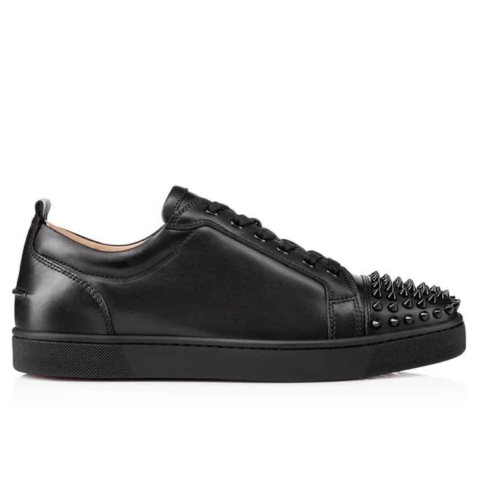 Louis Junior Spikes – Sneaker – Kalbsleder und Spikes – Schwarz – Herren Louis Junior Spikes – Sneaker – Kalbsleder und Spikes – Schwarz – Herren
