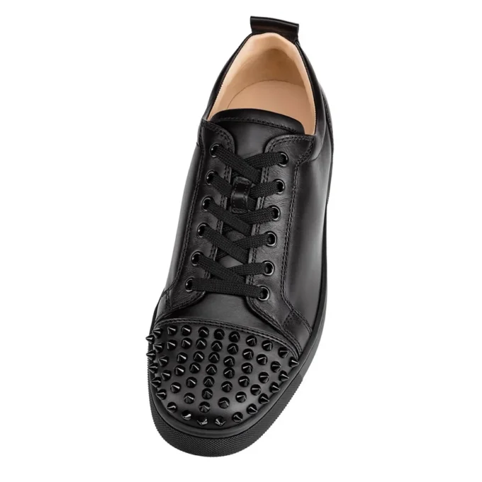 Louis Junior Spikes – Sneaker – Kalbsleder und Spikes – Schwarz – Herren Louis Junior Spikes – Sneaker – Kalbsleder und Spikes – Schwarz – Herren