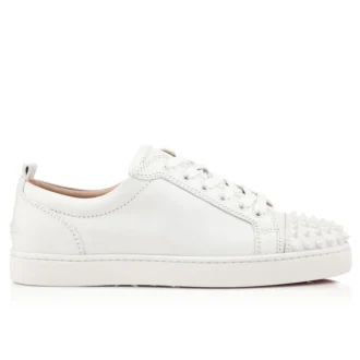 Louis Junior Spikes – Sneaker – Kalbsleder und Spikes – Weiß – Herren Louis Junior Spikes – Sneaker – Kalbsleder und Spikes – Weiß – Herren