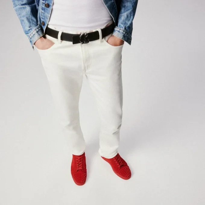 Louis Junior Spikes – Sneaker – Kalbsvelours und Spikes – Loubi – Herren Louis Junior Spikes – Sneaker – Kalbsvelours und Spikes – Loubi – Herren