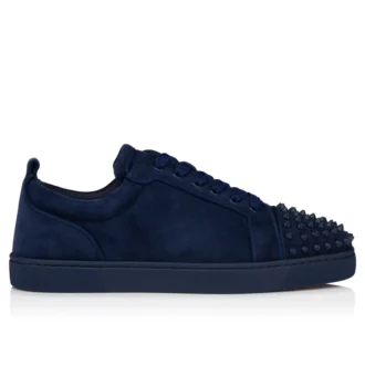 Louis Junior Spikes – Sneaker – Kalbsvelours und Spikes – Zaffiro – Herren Louis Junior Spikes – Sneaker – Kalbsvelours und Spikes – Zaffiro – Herren