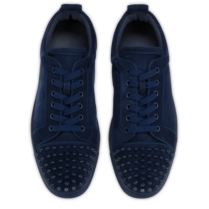 Louis Junior Spikes – Sneaker – Kalbsvelours und Spikes – Zaffiro – Herren Louis Junior Spikes – Sneaker – Kalbsvelours und Spikes – Zaffiro – Herren