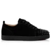 Louis Junior Spikes – Sneaker – Veau Velours – Schwarz – Herren Louis Junior Spikes – Sneaker – Veau Velours – Schwarz – Herren