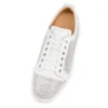 Louis Junior Strass – Low-Top-Sneaker – Wildleder und Strass – Silber – Herren