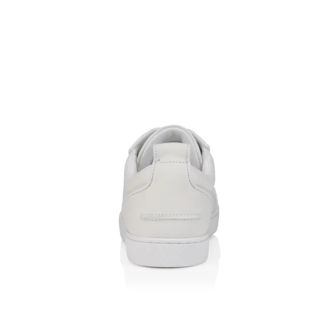 Louise Junior Perla – Sneaker – Krepp-Satin, Kalbsleder und Perlen – Weiß – Damen