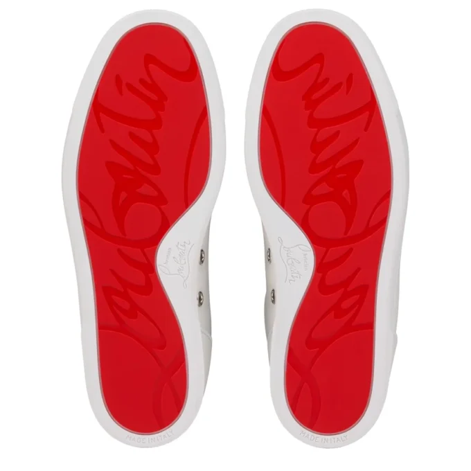 Louise Junior Perla – Sneaker – Krepp-Satin, Kalbsleder und Perlen – Weiß – Damen