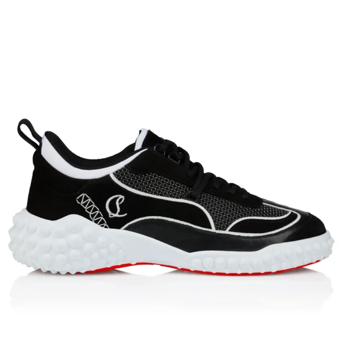 Mara – Sneaker – Veloursleder, Lamm-Nappaleder und Mesh – Schwarz – Damen Mara – Sneaker – Veloursleder, Lamm-Nappaleder und Mesh – Schwarz – Damen