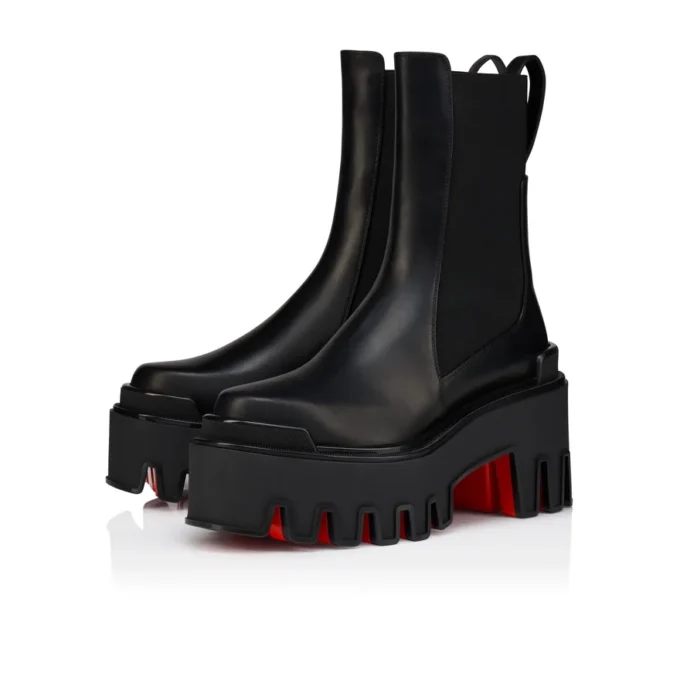 Marchacroche Dune Maxx – 80 mm niedrige Stiefel – gewachstes Kalbsleder – Schwarz – Damen Marchacroche Dune Maxx – 80 mm niedrige Stiefel – gewachstes Kalbsleder – Schwarz – Damen