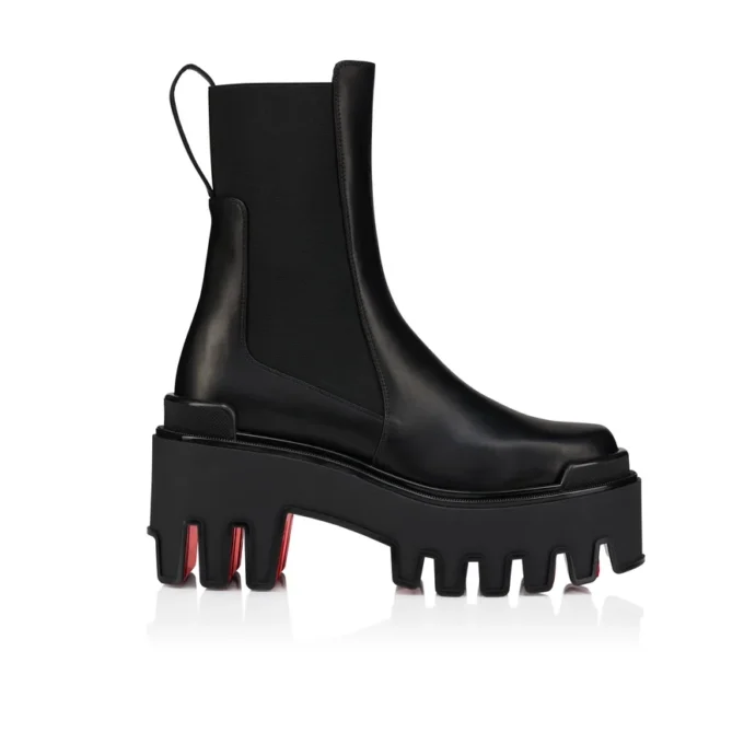 Marchacroche Dune Maxx – 80 mm niedrige Stiefel – gewachstes Kalbsleder – Schwarz – Damen Marchacroche Dune Maxx – 80 mm niedrige Stiefel – gewachstes Kalbsleder – Schwarz – Damen