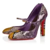 Mary Fannylove – 100 mm Mary Janes – Pythonleder mit Farbverlauf – Rhapsody Yellow – Damen Mary Fannylove – 100 mm Mary Janes – Pythonleder mit Farbverlauf – Rhapsody Yellow – Damen