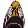 Mary Fannylove – 100 mm Mary Janes – Pythonleder mit Farbverlauf – Rhapsody Yellow – Damen Mary Fannylove – 100 mm Mary Janes – Pythonleder mit Farbverlauf – Rhapsody Yellow – Damen