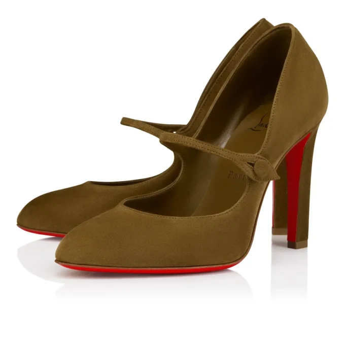 Mary Fannylove – 100-mm-Pumps – Veau Velours – Bronzo – Damen Mary Fannylove – 100-mm-Pumps – Veau Velours – Bronzo – Damen