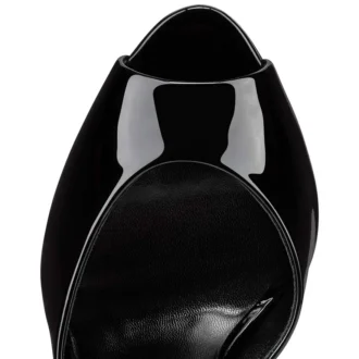 Me Dolly – 100-mm-Mules – Lackkalbsleder – Schwarz – Damen