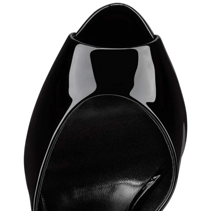 Me Dolly – 100-mm-Mules – Lackkalbsleder – Schwarz – Damen Me Dolly – 100-mm-Mules – Lackkalbsleder – Schwarz – Damen