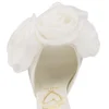 Mere Lachaise Mule – 120 mm Pantoletten – Krepp-Satin – Elfenbein – Damen Mere Lachaise Mule – 120 mm Pantoletten – Krepp-Satin – Elfenbein – Damen